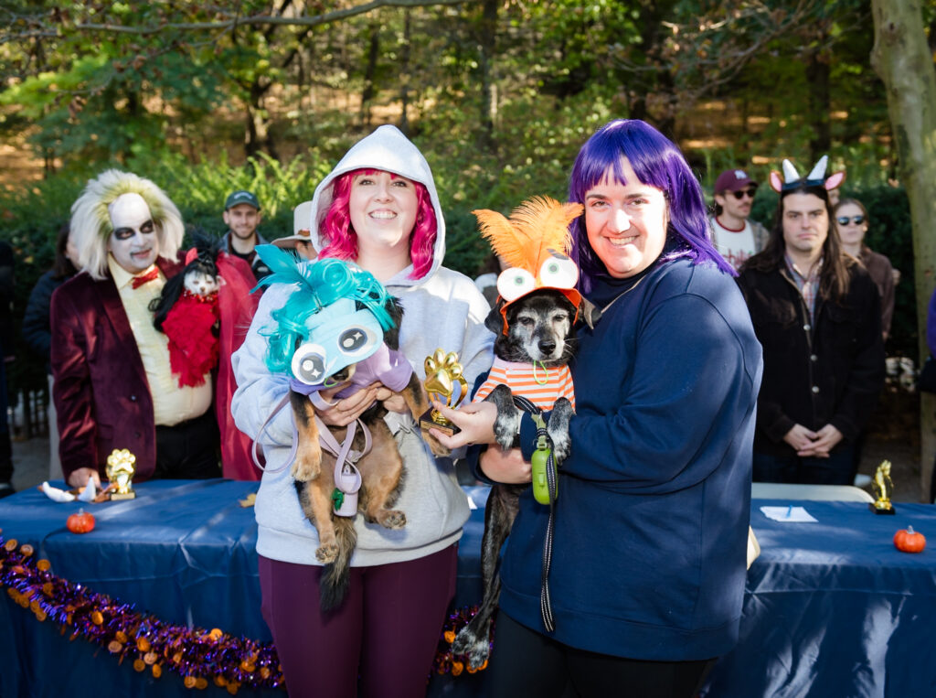 Riverside Park Neighbors Celebrate Halloween with Park's First Ever Dog