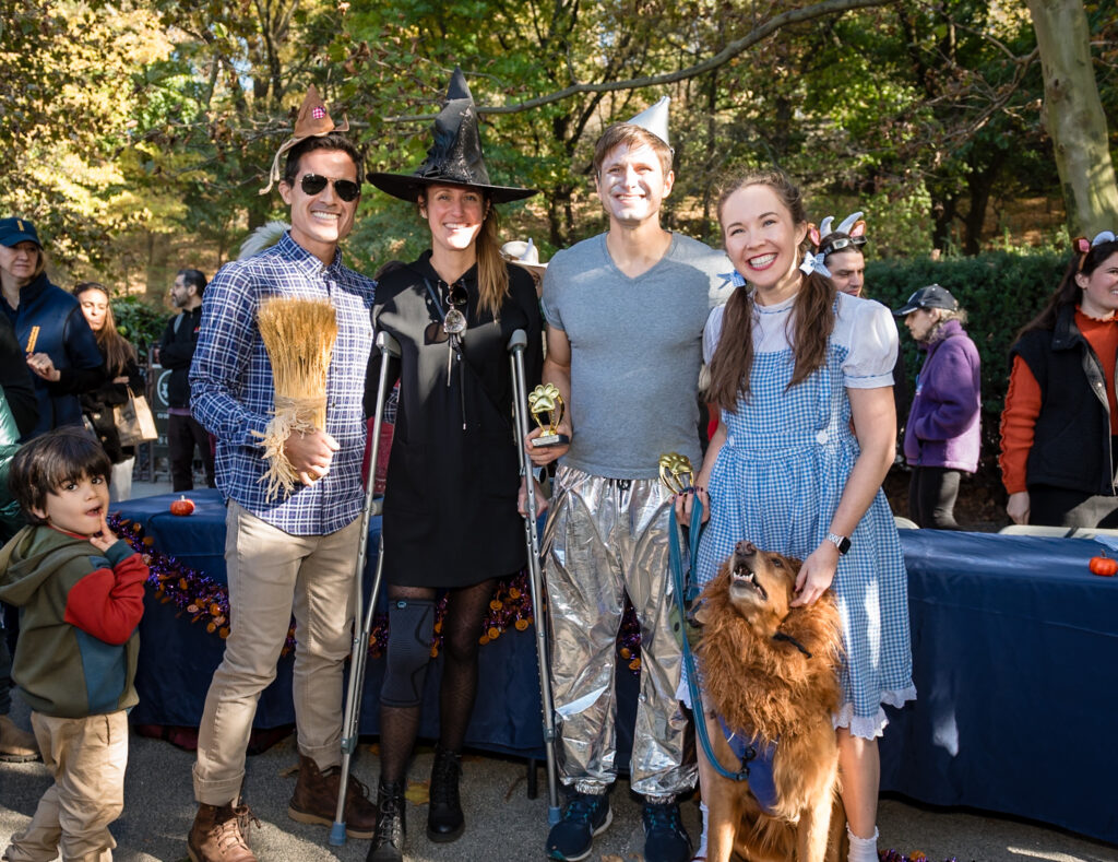 Riverside Park Neighbors Celebrate Halloween with Park's First Ever Dog